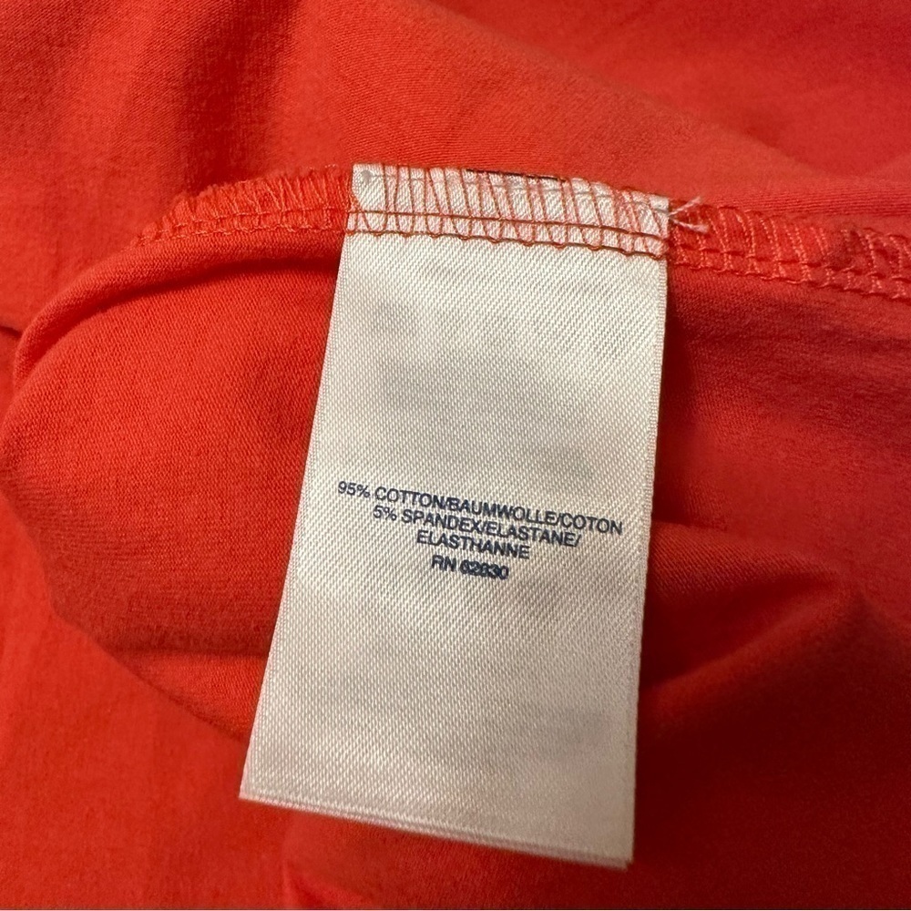 Lands End Bright Coral Tee Dress M Medium - Picture 5 of 5